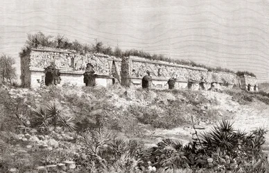 Le Palais des Gouverneurs, Uxmal, Mexique